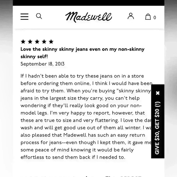 MADEWELL Skinny Skinny Jeans Size 24 - Picture 14 of 14